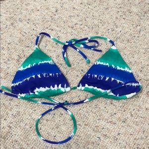 Victoria’s Secret Blue Green Bikini Top - S